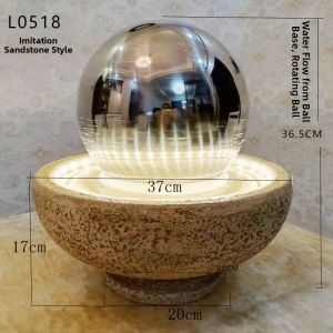 Modern Minimalist Luxury Prosperity Flow Water Fountain