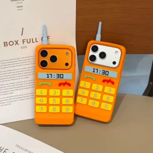 3D Xingyu Orange Mobile Phone Silicone Phone Case for iPhone 13 14 15 16 17 Pro Max Casing Soft Silicone Cover for iPhone 17 Pro Max Case