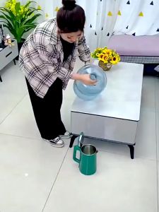 Portable Automatic Faucet for Plastic Mineral Water Despenser Dispenser Faucet Pump Stand Rack