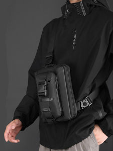 Túi Đeo Ngực Đa Năng Cho Nam Túi Nylon Chống Thấm Nước Hình Chữ Nhật Túi Đựng Đồ Tay Cầm Túi Đeo Vai Đơn Túi Đeo Chéo Thể Thao