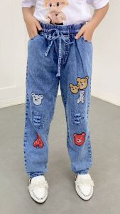 Celana Anak Perempuan Jeans Bordir