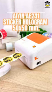 สติ๊กเกอร์วงกลม สติ๊กเกอร์ฉลากสินค้า สติ๊กเกอร์ติดกล่อง โฮโลแกรม 40x40 50x50 มีให้เลือก 2แบบ สามารถเขียนได้ ติดทน ยึดเกาะดี ป้องกันน้ำระดับหนึ่ง