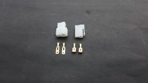 Socket + Skun Motor Mobil 2 PIN Besar - Soket Sambungan Kabel Male Female