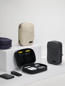 MENSPE Digital Storage Bag USB Cable Storage Bags Travel Organizer Electronic Gadget Bag Multi-Function Pouch Large Cable Organizer Bag Accessories U Disk Hard Drive Headset Accessories Storage Bag