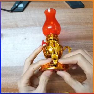 Đèn thờ vĩnh cửu ánh sáng đỏ trang trí ban thờ gia tiên - thần tài - dùng pin không sợ cháy nổ