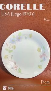 Corelle USA [Logo 1970s] - Pastel Bouquet - [Bán Lẻ] 01 Món Tô Hoặc Dĩa Hoa trang Nhã