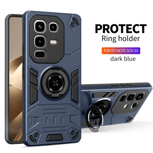 Military Grade Case For INFINIX Note 50 Pro 50s 50X 4G Note50 Pro Note50s Armor Shockproof Ring Stand Holder Shell Coque Fundas