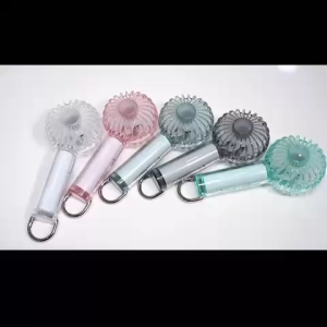 Minibest Y53 Kipas Angin 1200mAh Akrilik Transparan /Mini Handled Fan Cute / Kipas Lipat PORTABLE / Mini Fan