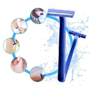 12Pcs Alat Cukur Jenggot Kumis Ketiak 2 Mata Pisau TAJAM MURAH BERKUALITAS