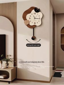 YIYUXUAN | Silent Vintage Cat Wall Clock