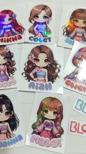 Bini Waterproof Stickers Chibi Edition High Definition Prints
