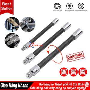 Ynatural Thanh Nối Dài Ổ Cắm Cờ Lê Trục Mở Rộng Linh Hoạt 1/4 1/2