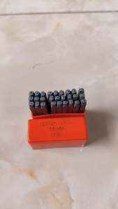 Alat Ketok Huruf 1.5mm Zeki Japan Letter Punch Zeki Huruf Ketok 1.5mm Zeki Japan