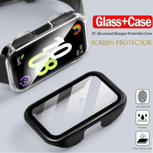 For Huawei Band 11 11 Pro Hard PC Case With Tempered Glass Screen Protector for huawei band 10 9 8 All Around Coverage Bumpers Cover