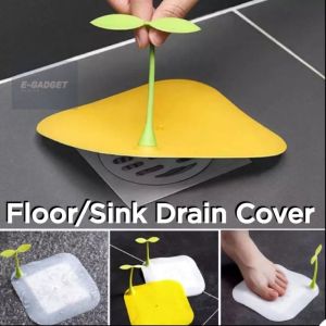 BATHROOM DRAIN COVER BEAN SPROUT TOILET FLOOR DRAIN COVER SILICONE PENUTUP TANDAS