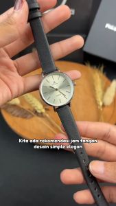PhiLipe Ricci Jam Tangan Wanita Kulit Kecil Original Analog Dial Bulat Strap Tali Leather Model Simpel 4231G Free Box