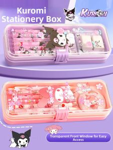 ZEEGO | Layered Section Cute Stationery Box Large Capacity Portable Unique Design