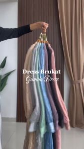 NEW GAMALI DRESS SILK MIX CHANTILLY BUSUI FRIENDLY DRESS KONDANGAN PESTA PERNIKAHAN SERAGAM BRIDESMAID GAUN