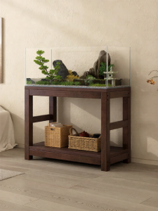 Living Room Wooden Fish Tank Stand