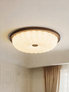 FANCY LAMP CLUB | Wooden LED Modern Mid-Century Style Ceiling Light
