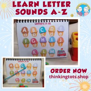 Alphabet Matching Busy Book Laminated Activity Sheet