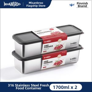 Misanbroo | Stainless Steel 316 Airtight Food-Grade Fresh Box