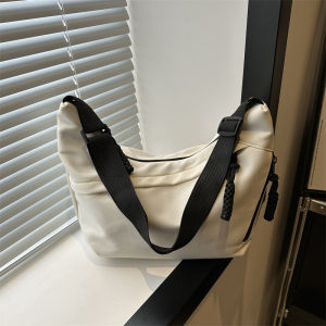 Fashionable Large Capacity Nylon Dumpling Shaped Shoulder Bag for Women Spring 2024 New Korean Style Versatile Single Crossbody Bag