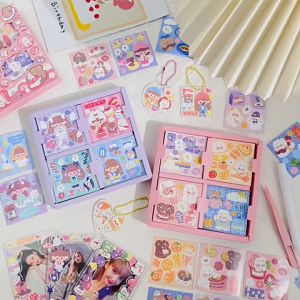 Guka Stickers Cute Girl Tape New Toy Creative Cartoon Sticker Gift Box for Kids Birthday Christmas