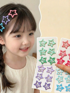 Candy-colored Star Baby Hair Clip