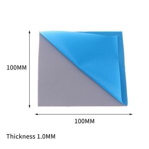 LDPCSJ High Quality 24W/Mk Thermal Conductive Silicone Pad for GPU CPU Radiator Cooling 80x40/100x100mm Heat Insulation