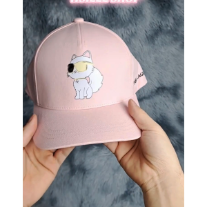 Mũ Lưỡi Trai Nam Nữ Thời Trang KARL Lagerfeld Logo - Chất Liệu Vải Cotton Kaki 100% Full