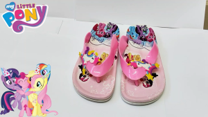 GRACE | My Little Pony Kids Cartoon Slippers Anti-Slip Soft & Comfy PVC Flip Flops Size 31-35