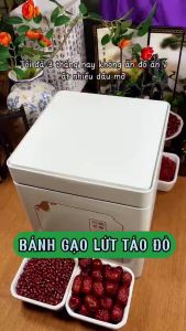 Bánh Gạo Lứt Táo Đỏ Thơm Ngon Vỏ Bánh Mềm Mại Ngọt Ngào Kích Thích Từ Miếng Đầu Tiên