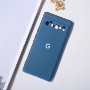 Shockproof Full Wrap TPU Case for Google Pixel 6/6A/6 Pro Soft Liquid Silicone Anti-Fall Back Protective Phone Cover Shell