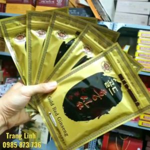 [Combo 5 gói] Cao dán hồng sâm hàn quốc Black Ginseng 5 gói x 20 miếng - Chăm sóc chấn thương giảm đau nhức tranglinhkorea