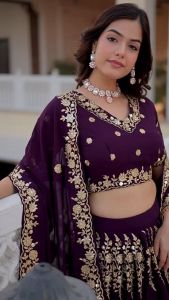 PRE ORDER 15 DAYS - SEMISTITCHED LEHANGA CHOLI