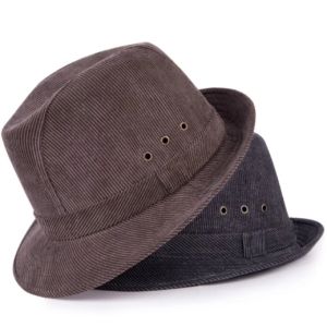 Mens Fashionable Velvet Cap Spring Autumn Winter Streetwear Dad Cap Polyester Fiber Sun Protection Short Brim Cone Top