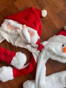 After kids หมวกบีบหูกระดิก เทศกาล santa / snowman / pumpkin/ halloween / เสือ / huggy wuggy / kissy missy(ACC122)