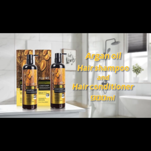 Argan Oil Shampoo Conditioner Set 5000ml 900ml Sulfate Free for All Hair Types Men Women Heavy Duty Long Lasting