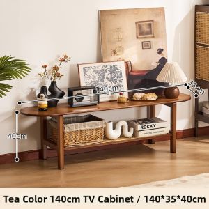 ZHUTING | Storage and Display Living Room TV Cabinet and Coffee Table Combo
