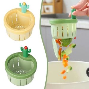 YESPERY Kitchen Sink Drain Strainer Cactus Shaped Handle Sink Filter Trap Kitchen Food Residues Collector Strainer Kitchen Accessories