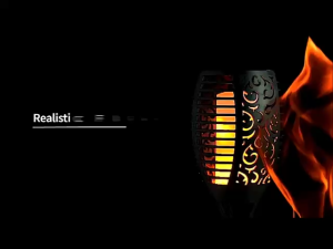 <𝙇𝒂𝙯𝑺𝙜𝑴𝙖𝒍𝙡> Solar Pelita Waterproof Solar Torch Lights with Flickering Flame Outdoor Garden Light