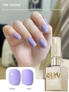 1 Chai 15ml Sơn Gel Màu Tím Kem Không Cần Lau Màu Trơn Phù Hợp Mọi Mùa Dụng Cụ Làm Móng Chuyên Nghiệp