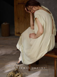 Summer Wear Pure Cotton Sleeping Dress with Pads