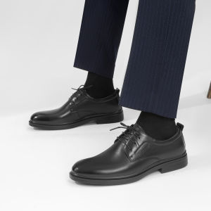 Aokang Business Wear-Resistant Authentic Leather Comfortable Work Mens Shoes