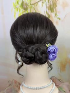Rose Flower U-Shaped Hairpin New 2025 Chinese Style Womens Hair Accessories Versatile Daily Use Hairpin Hair Comb Hair Accessories