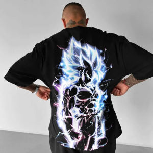 Bandai | Dragon Ball Super Mens and Womens T-shirt Son Goku Anime Tee Summer Spring Boys Short Sleeves High-end Parent-child Outfits