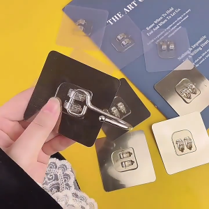 1 Pc Large Multifunctional Strong Traceless  Stainless Steel Hook