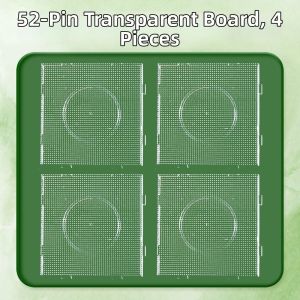MANDAIYANGGUANG | Anti-spill Dustproof Bean Storage Box 104 Pins