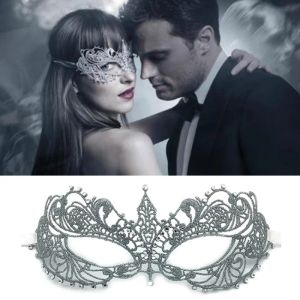 Gold and Silver Lace and Diamond Mask Eye Mask Masquerade Adult Male and Female Party Mask Sensual Womens Half Face